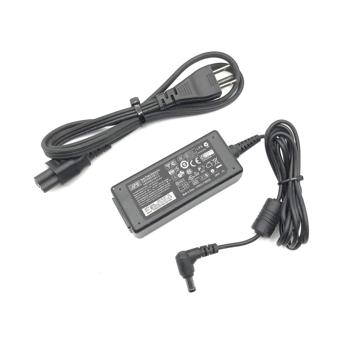 APD DA-40A19 AC Power Supply Adapter 19V 2.1A 40W w/PC