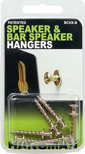 Hangman Products Inc. BCK6-B Speaker Hanging Screws - 6 Pack