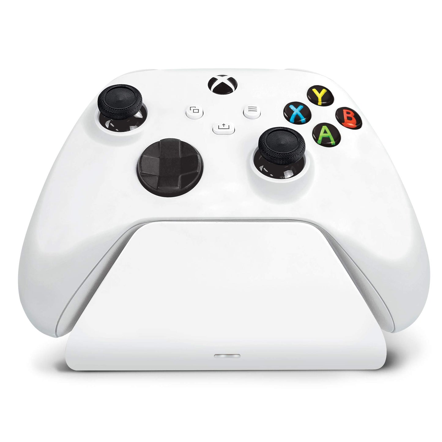 Robot White - Universal Xbox Pro Charging Stand with 1200 mAh Rechargeable Battery, Charging Dock, Charging Station for Xbox Series X|S and Xbox One