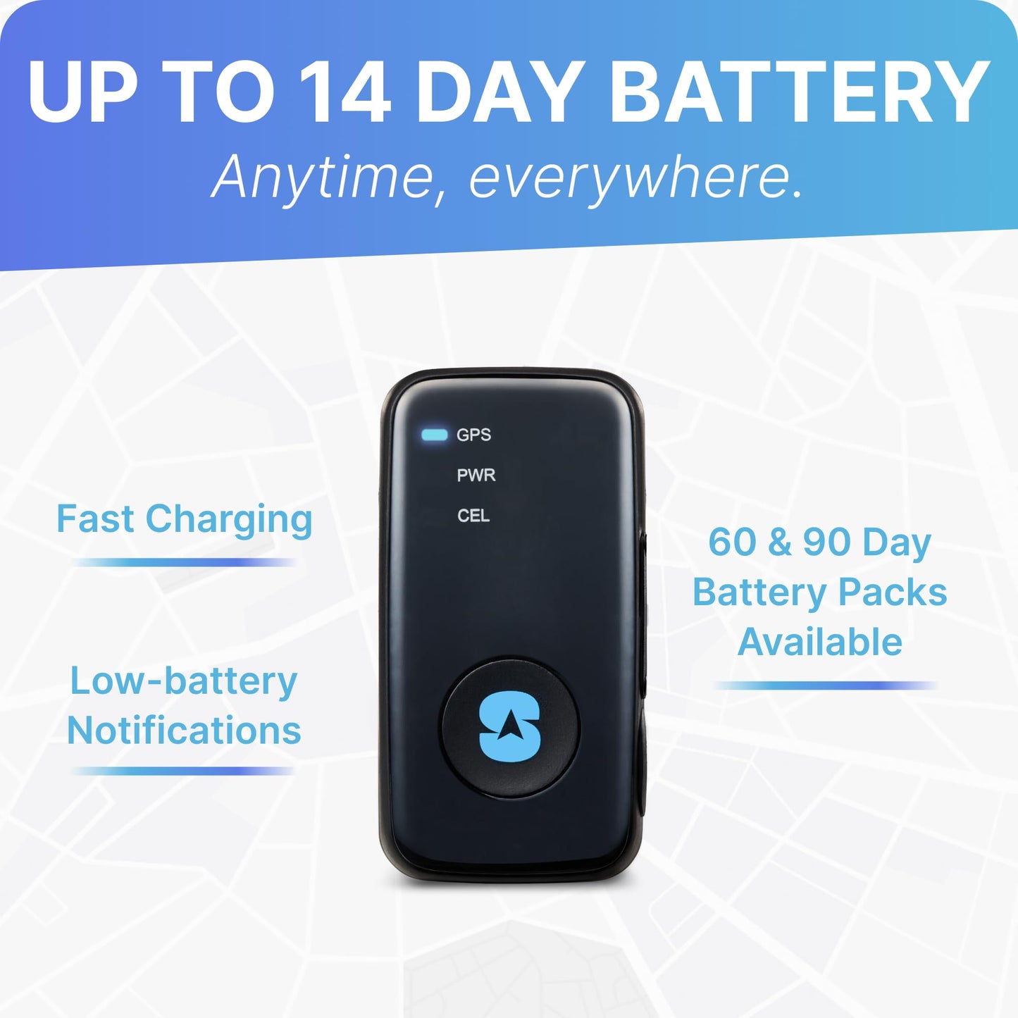 Spytec Atlas GPS Tracker for Vehicles & Kids (Subscription Required) | Up to 14-Day Battery Life | Waterproof Magnetic Case, Geofencing, Portable Real