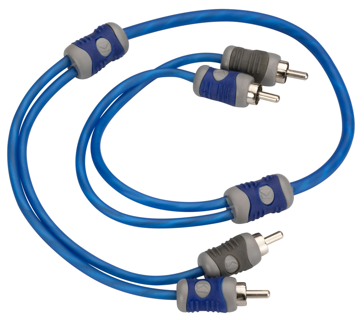 KICKER KI205 K-Series 2-Channel RCA Interconnect Cable (46KI205), 18 Inches, 0.5 M