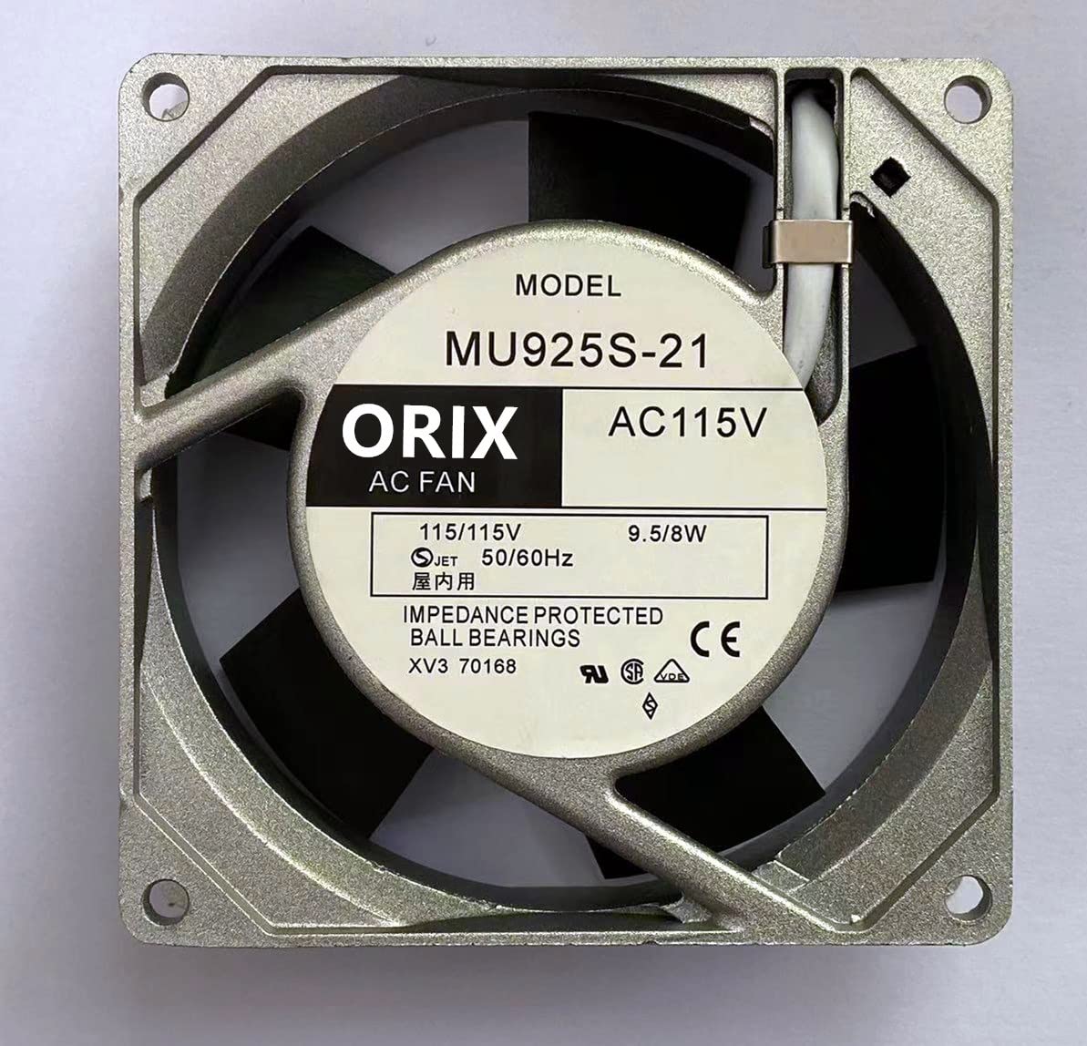 1 PCS MU925S-21 AC115V 9.5/8W 90×90×25mm Cooling Fan