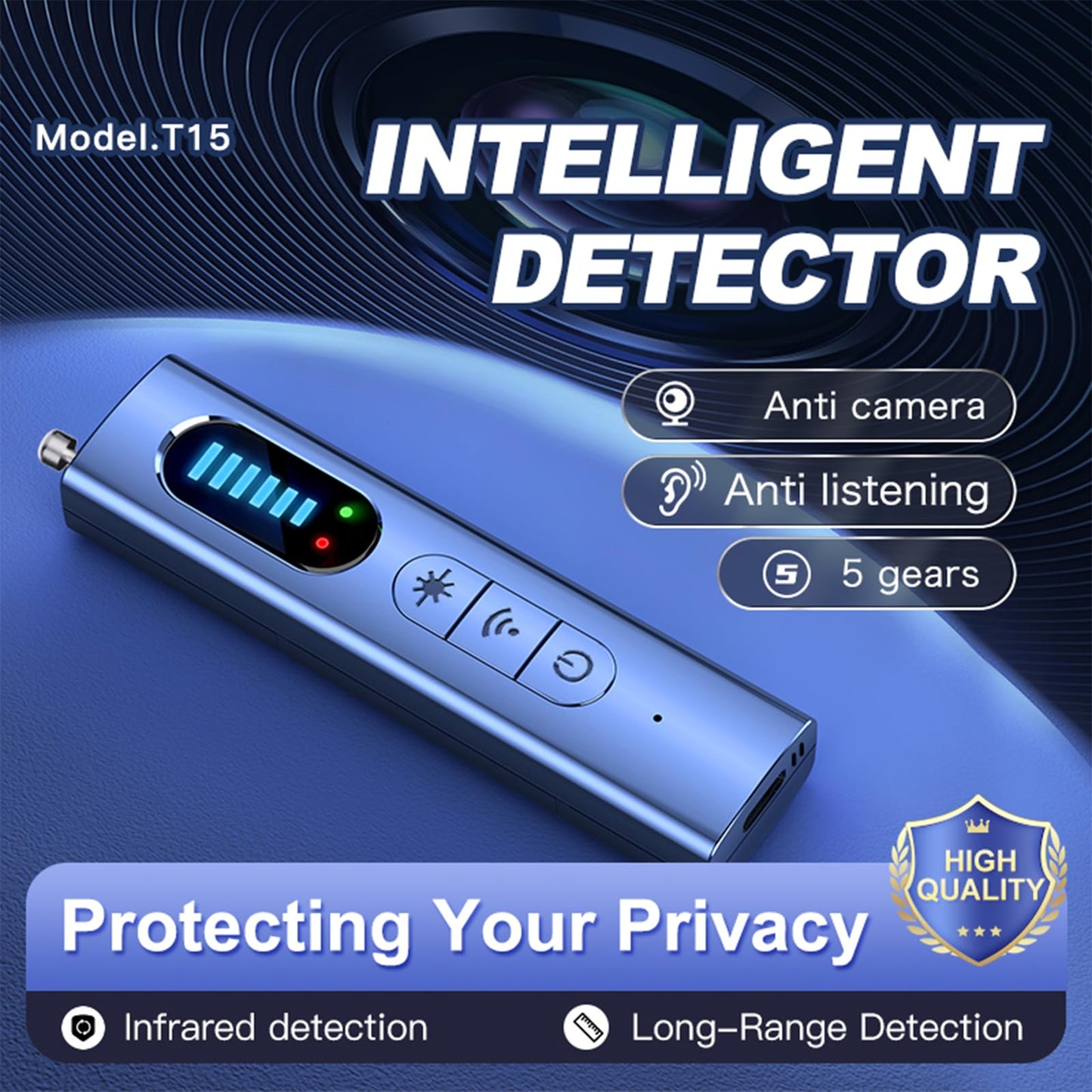 Hidden Camera Detector, Camera Detectors, Hidden Device GPS Detector, Bug Detector, Rf Wireless Signal Scanner, Camera Detector for Hotels, Home