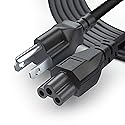3 Prong AC Laptop Power Cord 5Ft Universal Power Cable | 125V | for Dell HP LG Lenovo Asus Acer Toshiba Sony Laptops/Notebooks, Monitors, Printers