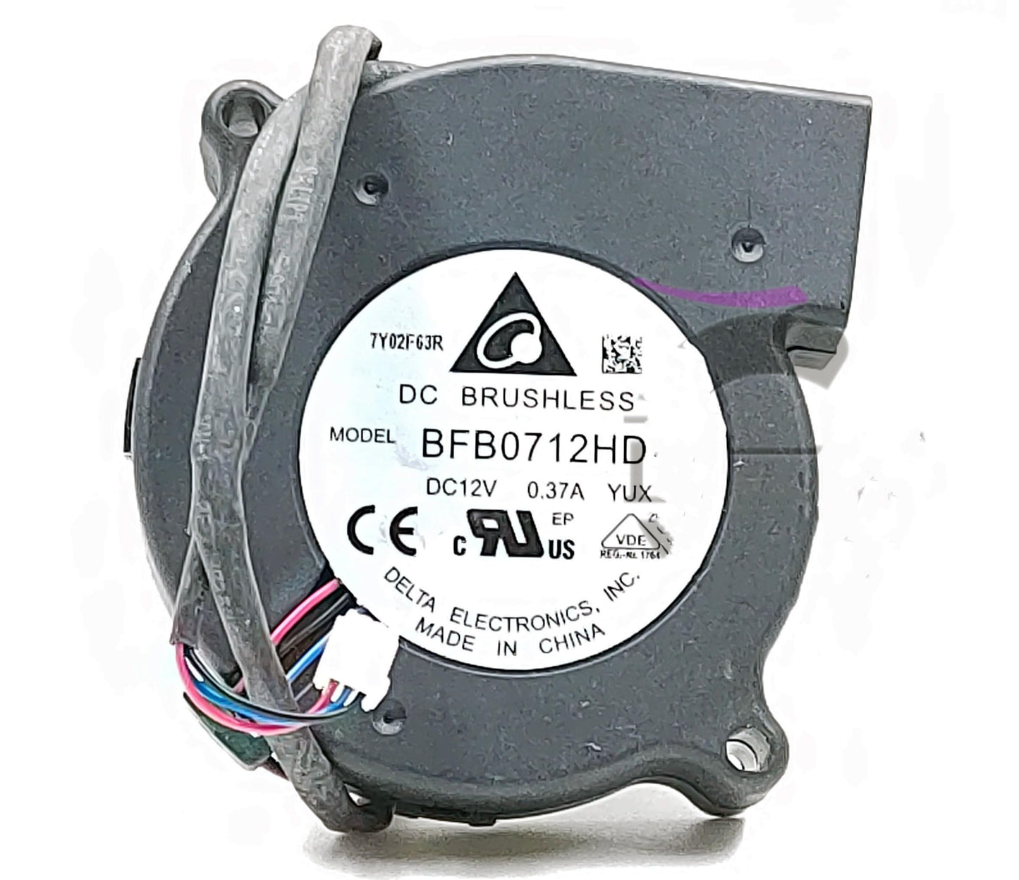 for BFB0712HD 7020 12V 0.37A 3-Wire Projector Fan