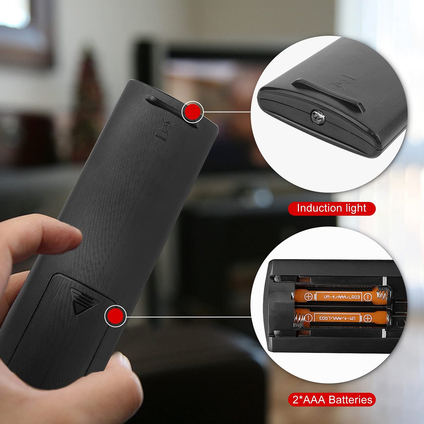 Molvgoc New Universal Remote Control AKB75375604 for LG Smart TV LCD LED 3D HDTV TV