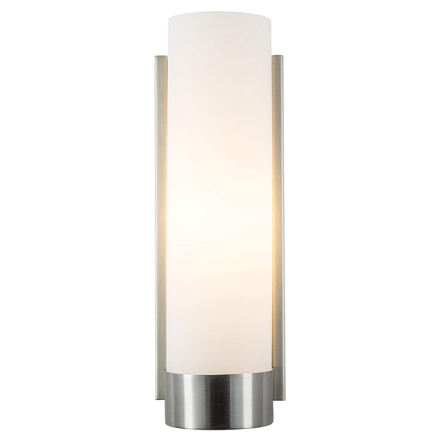 Linea di Liara Elina Brushed Nickel Wall Sconce Frosted Glass Shade Modern Sconces Wall Lighting Fixture Bathroom Sconce Vanity Wall Sconce and Wall