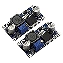 Maxmoral 2pcs DC-DC Buck Converter Power Module 3A Adjustable Step-Down LM2596 Voltage Regulator 24V to 12V 5V 3V