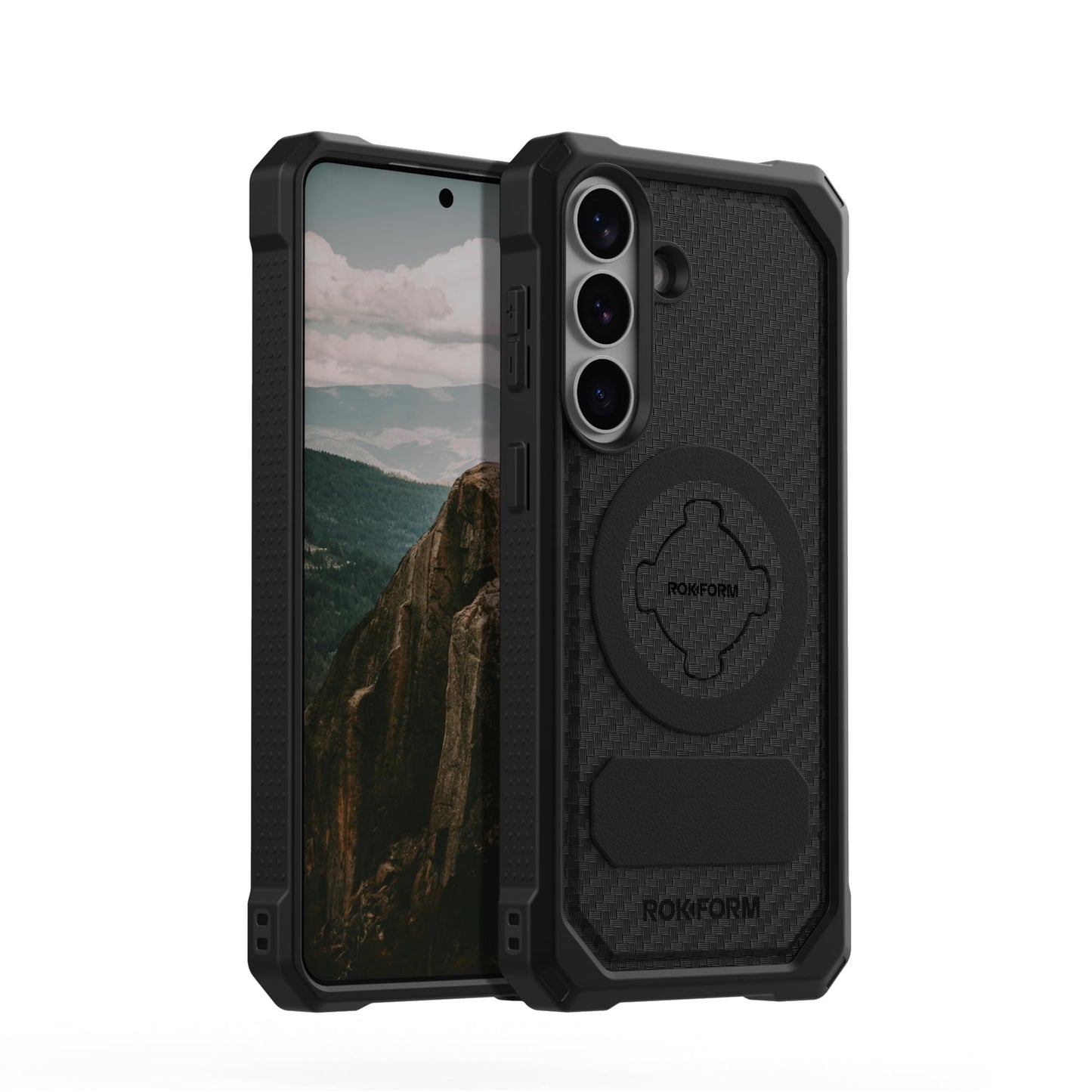 Rokform Rugged Case for Galaxy S26 Plus, Magnetic + RokLock (Black)