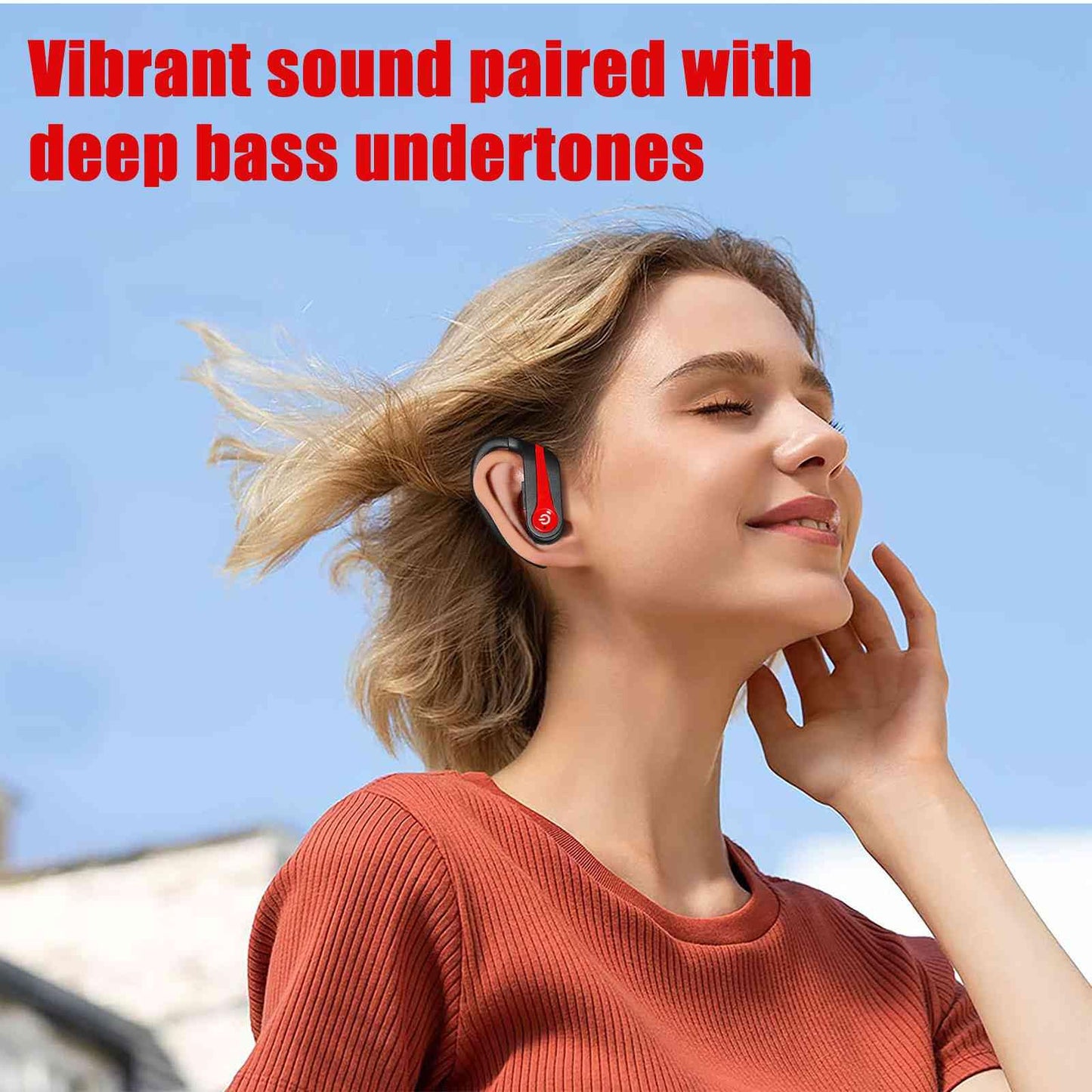 UrbanX Challenger Series Sports Earphones Wireless Bluetooth with Built-in Mic, 200H Superior Playtime, Immersive Sound, Quick-Pair, Secure Fit, IPX7…