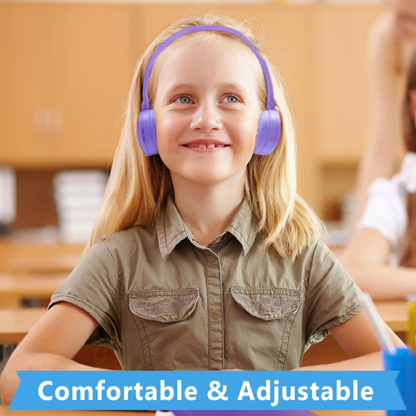 Ladont 50 Pack Bulk Headphones for Classroom School Kids, Durable Wholesale Kids Headphones for Student Boys Girls Adults,3.5mm Jack for Computer…