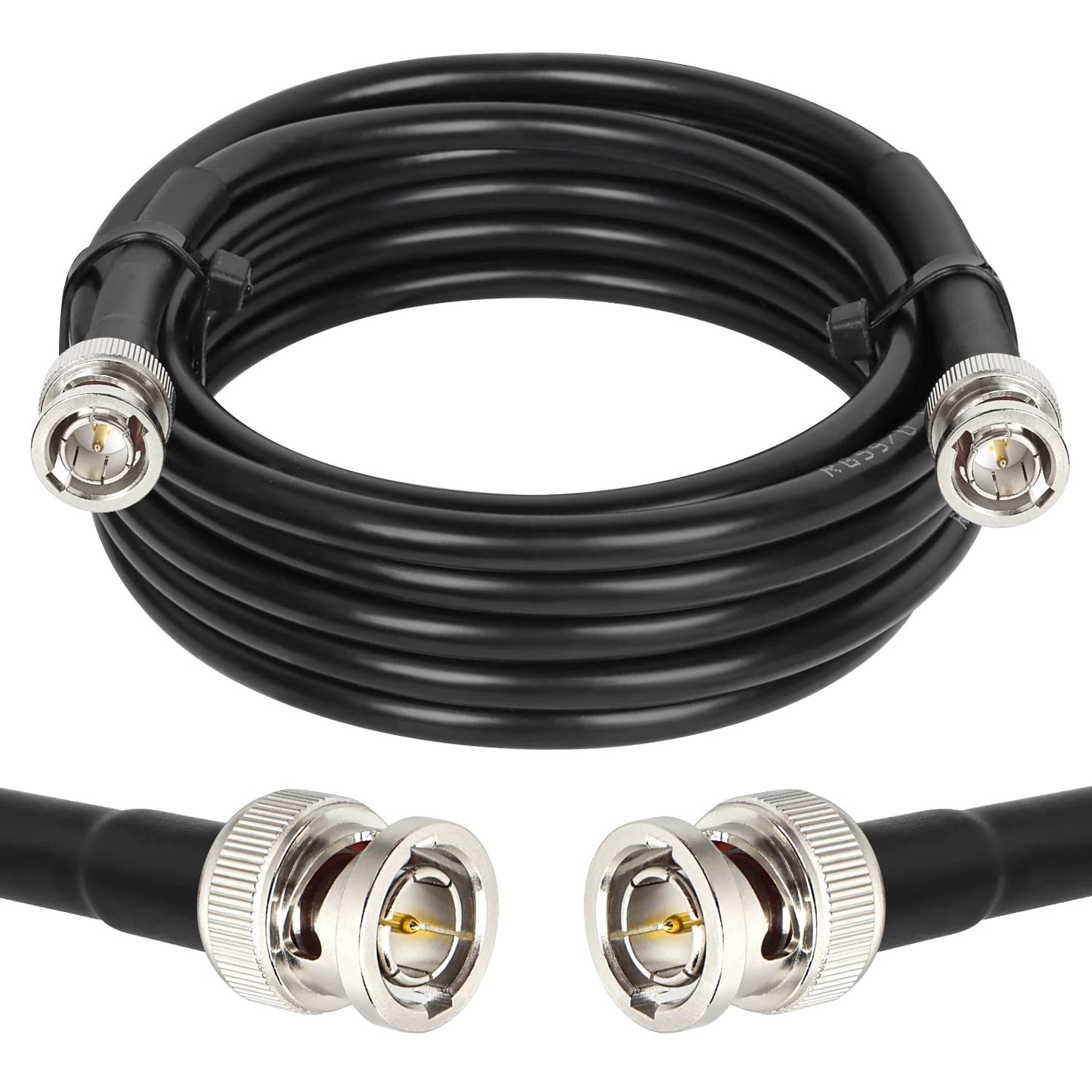 XRDS -RF 10FT SDI Cable, BNC Male Digital Video Cable 75 Ohm RG59 BNC Cables Supports HD-SDI/3G/6G-SDI/4K/8K