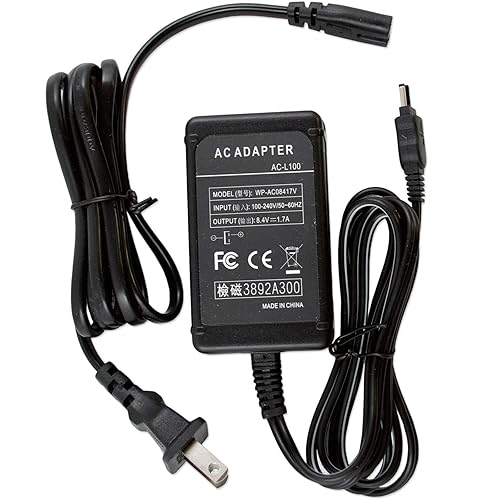 AC Adapter Power Supply Cord for Sony HandyCam CCD-TRV128 CCD-TRV138 AC-L15 8.4V