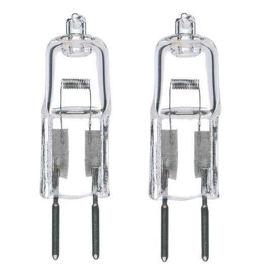 Vaiwely (2 Pack) 12V 50W Halogen Bulb T4 Halogen Bulb 50 watt Replacement S3121, S3470, 50T4/CL, 64440 12V 50W GY6.35 Base Halogen halostar Light Bulb