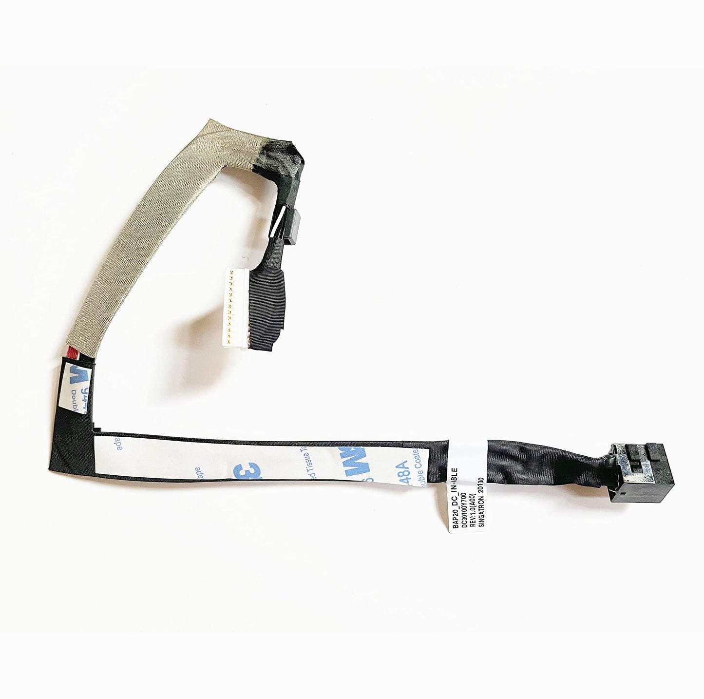 Fleshy Leaf DC-in Power Jack Harness Cable Replacement for Dell Alienware 17 R4 P31E 0K5M1 00K5M1 DC30100Y700