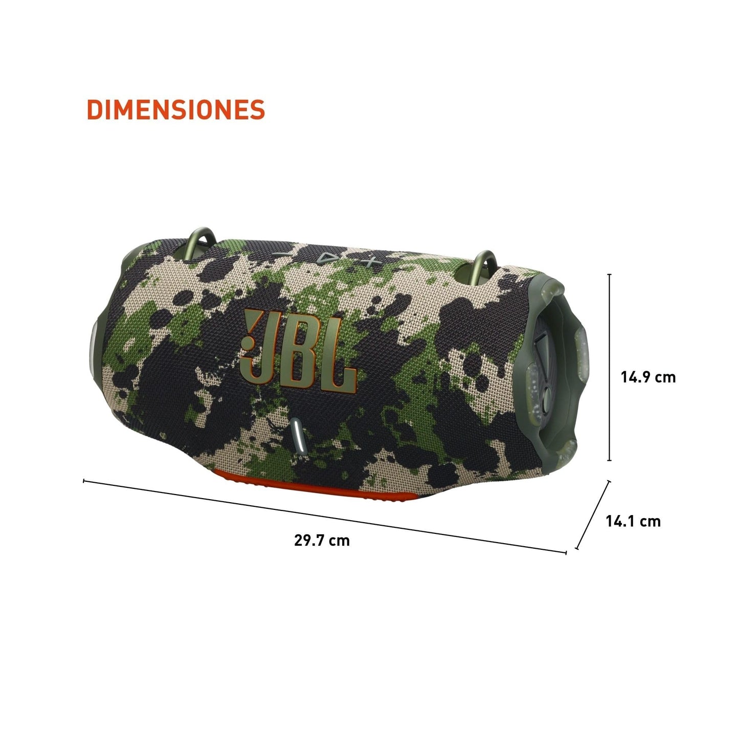 JBL JBLXTREME4CAMOAM-Z Xtreme 4 Portable Waterproof Speaker, Camo - Certfied Refurbished