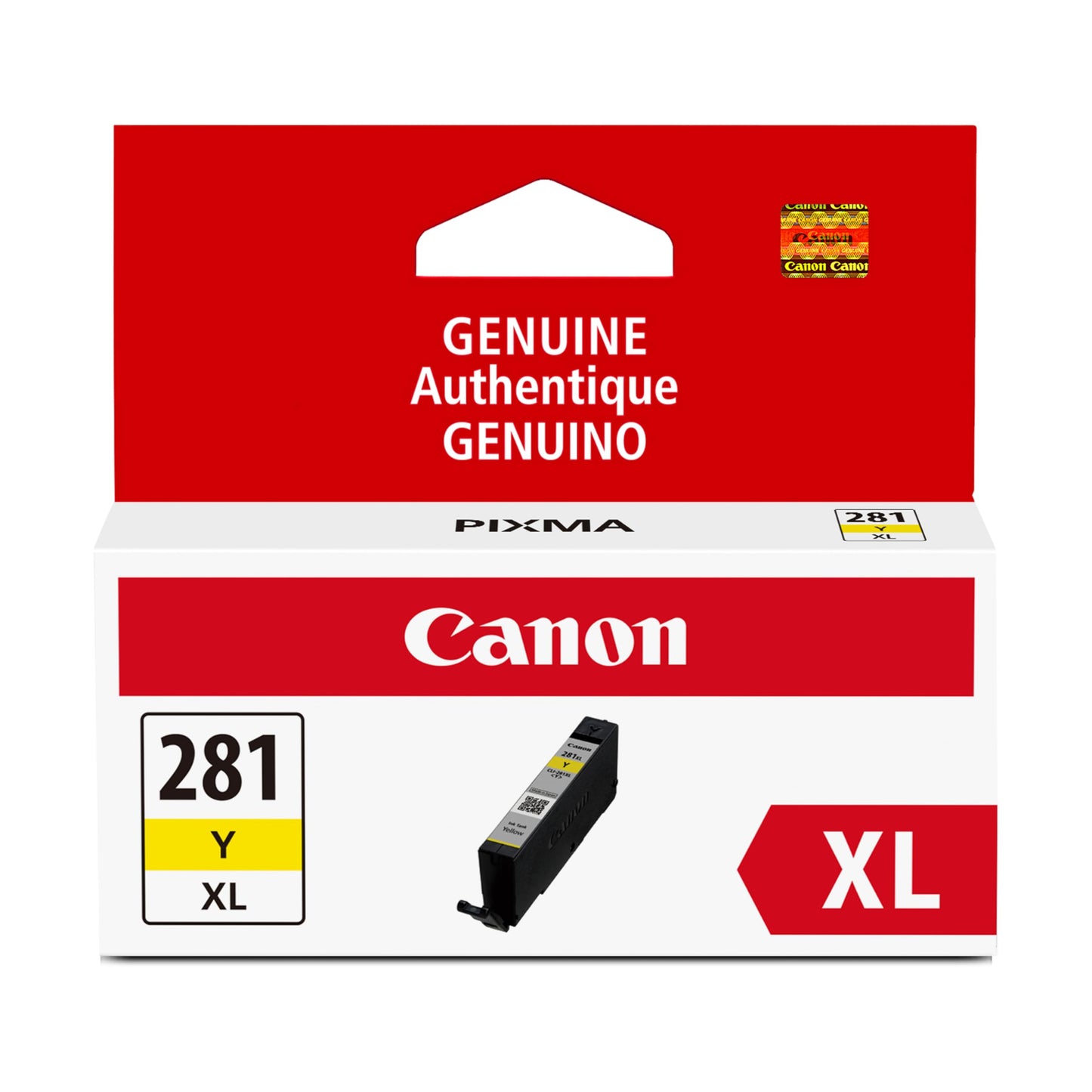 Canon CLI-281 XL Genuine Yellow Ink Tank , Compatible with TR8520, TS9120,TS8120, TS6120, TS9521C/a, TS9520/a, TS8220, TS6220, TS8320, TS6320
