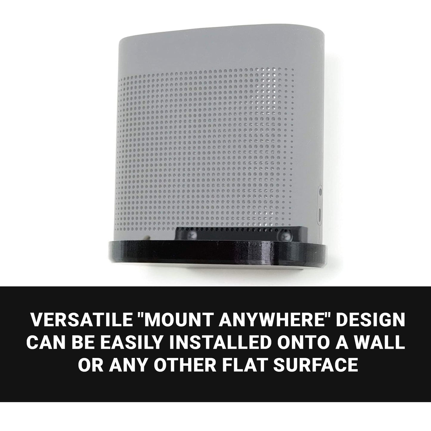 Spartan Mounts Bluetooth Speaker Wall Mount for Bose Soundlink Color 2 Speakers, Low Profile Mount Anywhere Design for Home, Office, Studio, Garage