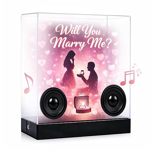 CAMINI 3D Hologram Fan with Bluetooth Speaker for Weddings & Gifts, 10'' Holographic Photo Display, Holographic Projector with APP Control, 20W Stereo