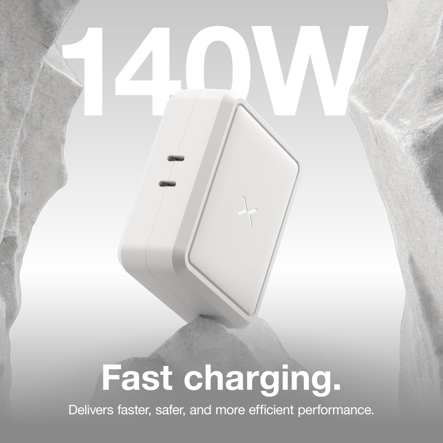 NOCO XGrid X140: 140W USB-C Charger - Dual Port GaN Power Adapter with PD 3.1, QC 5.0, and PPS - Fast Charging with Smart Power Distribution