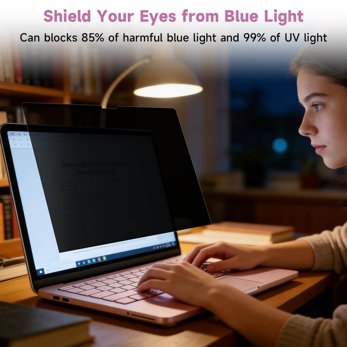 BSPROTE Removable Magnetic Privacy Screen for 2026 MacBook Neo 13-Inch A18 Pro, Anti Blue Light Glare Filter Laptop Privacy Screen Shield