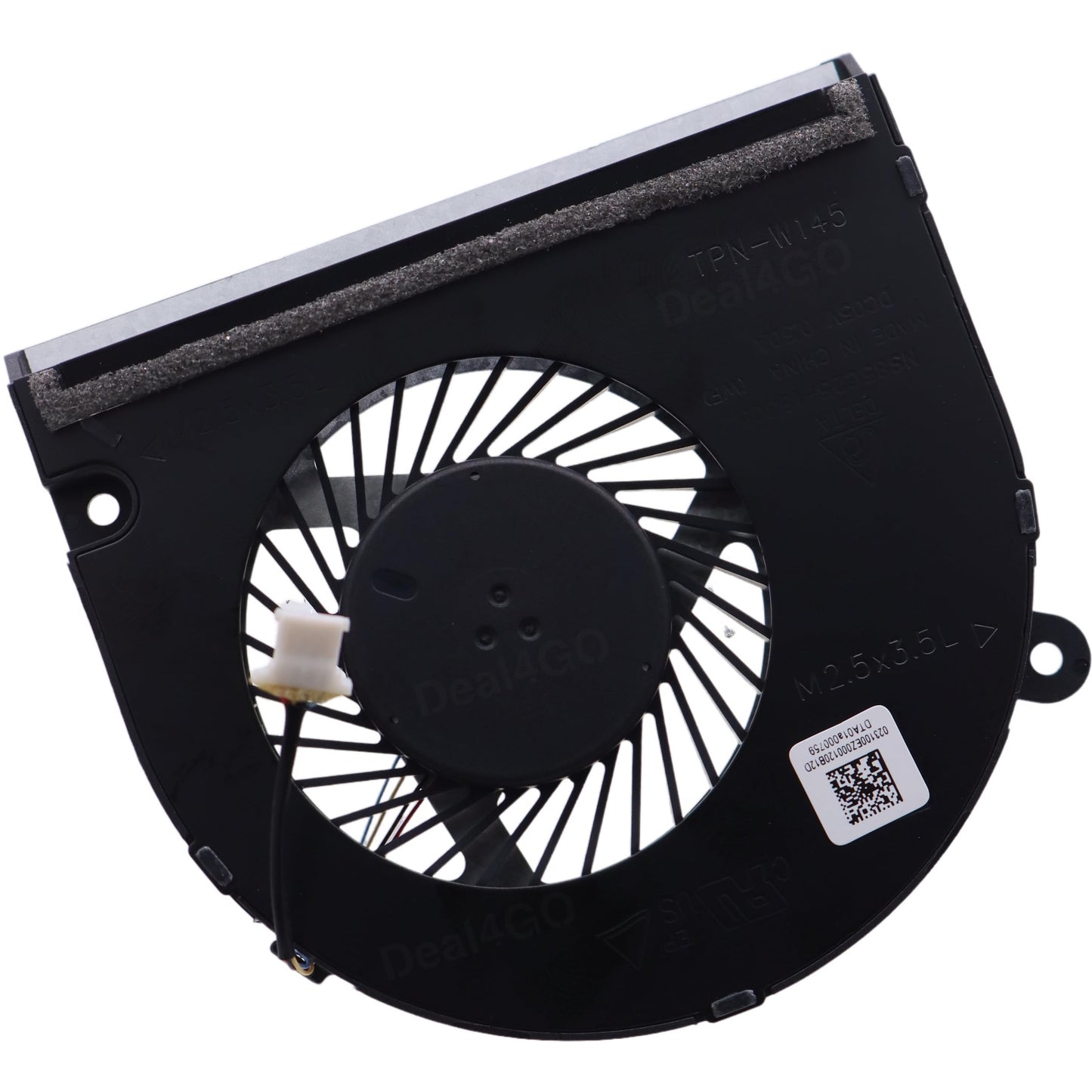 Deal4GO CPU Cooling Fan L52661-001 Replacement for HP Omen 17-CE 17M-CE 17-CE2010NR 17M-CE0013DX 17-CE1010NR (Integrated GPU), Silver