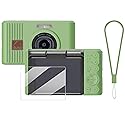 TUOOUT Silicone Protective case for Kodak Pixpro C1 Digital Cameras, with Screen Protector and Lanyard, for Kodak Pixpro C1 Accessories -(Matcha