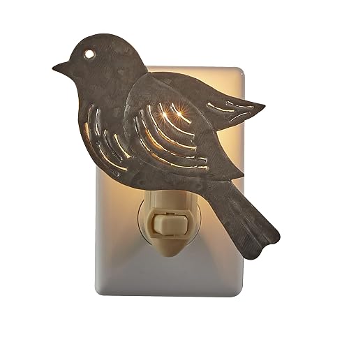 Park Designs Galvanized Bird Night Light