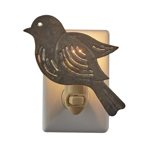 Park Designs Galvanized Bird Night Light