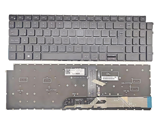 Laptop Replacement Latin Spanish Keyboard for Dell Inspiron 15 3510 3511 3515 5510 5515, inspiron 16 7610, Latitude 3520 3530, Vostro 15 3510 3515