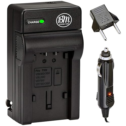 VW-VBK180, VW-VBK360, VBT190, VBT380 Battery Charger for Panasonic HC-V100 V110 V130 V160 V180 V201 V210 V250 V380 V500 V510 V520 V550 V700 V710 V720