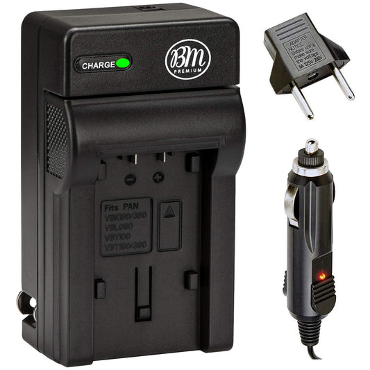 VW-VBK180, VW-VBK360, VBT190, VBT380 Battery Charger for Panasonic HC-V100 V110 V130 V160 V180 V201 V210 V250 V380 V500 V510 V520 V550 V700 V710 V720
