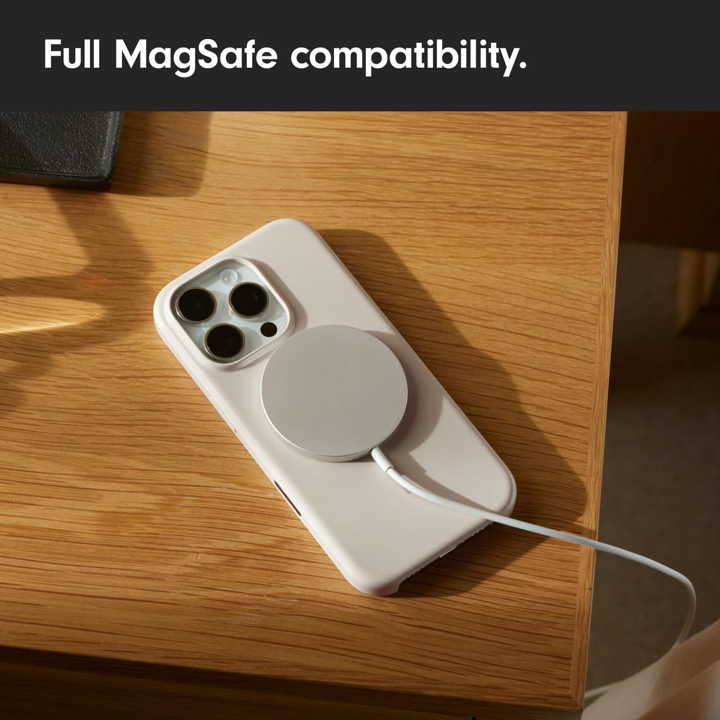 Beats iPhone 16 Pro Max Case with MagSafe and Camera Control, Scratch-Resistant Protective Cover, Slim Fit, Microfiber Lining - Summit Stone