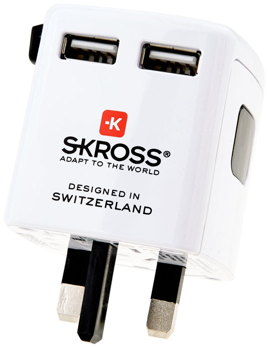 Skross Travel USB charger blister white [SKR1302300]