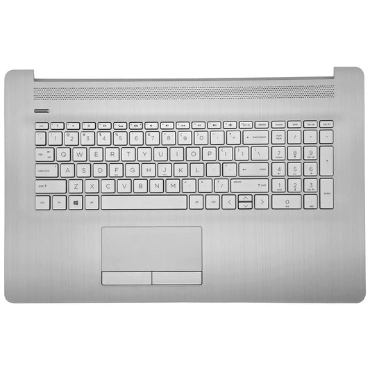 Replacement Upper Case Palmrest for HP 17-by 17T-by 17-CA 17Z-CA 17t-by400 17-by0026cy 17z-ca300 Series Laptop Backlight Keyboard Assembly with ODD