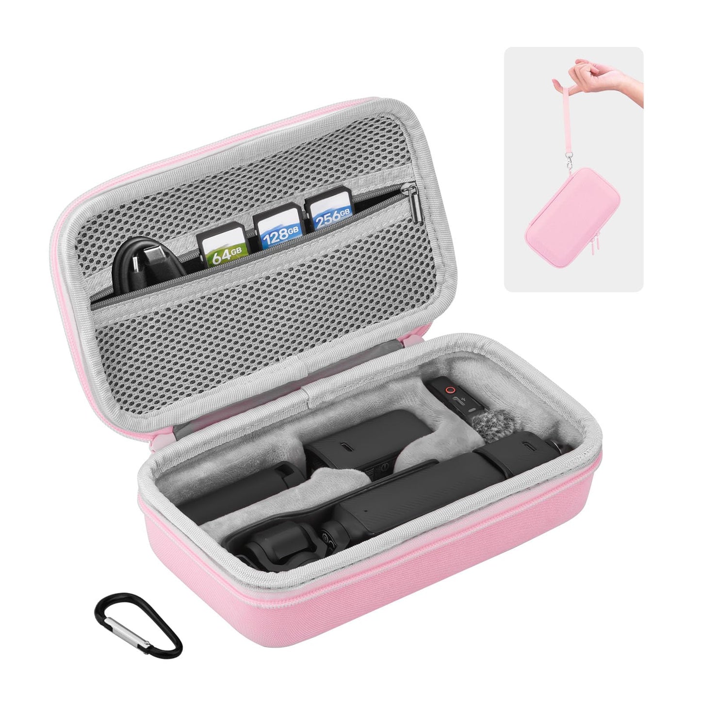 BRDRC Osmo Pocket 3 Case, For Xtra Muse Portable Carrying Bag Protective Hard Storage Bag for DJI Osmo Pocket 3 Creator Combo/Xtra Muse Camera