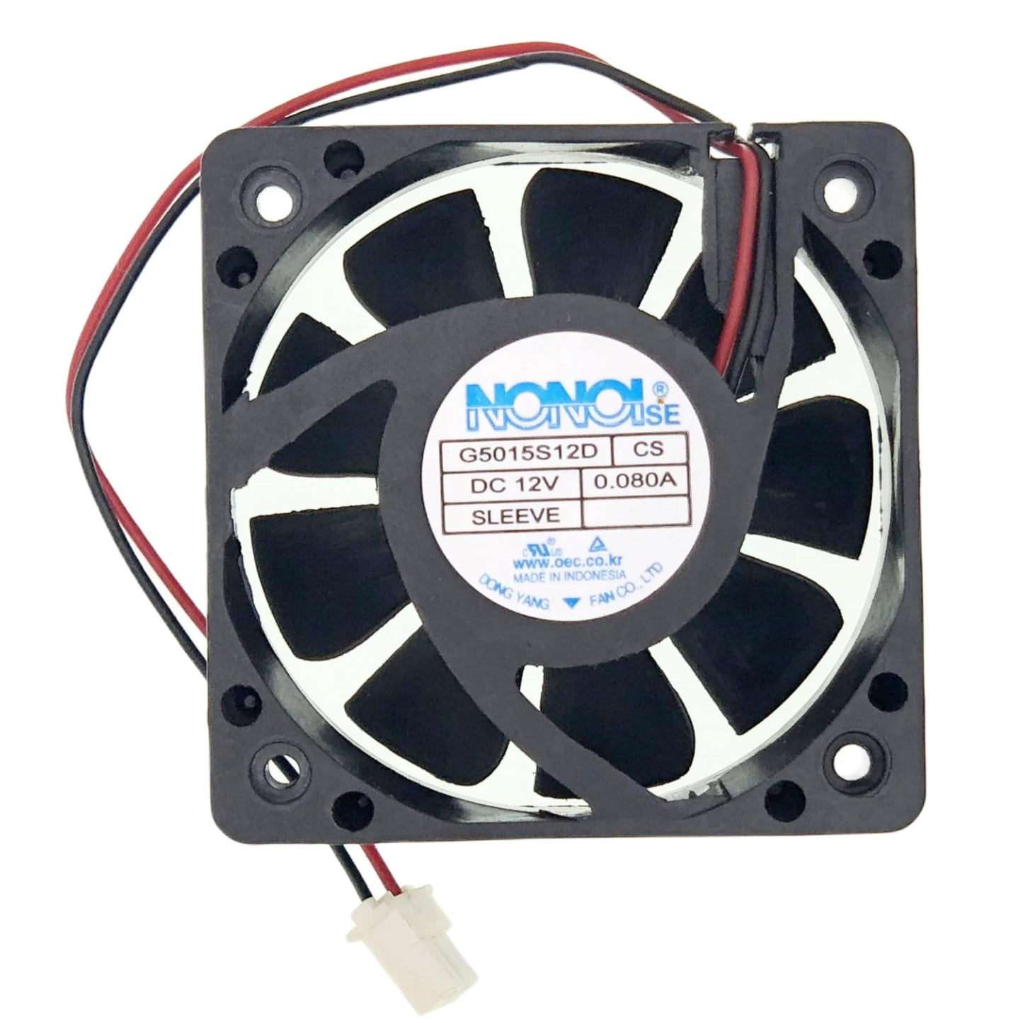 for G5015S12D CS NONOISE Cooling Fan, Compatible with Samsung HT-C5500 SEIRES Home Theater Cooling Fan 3103-001251,DC 12V 0.080A 50mm 2-Wire