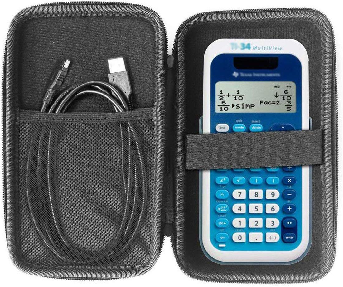 FitSand Hard Case Compatible for Texas Instruments TI-34 MultiView Scientific Calculator