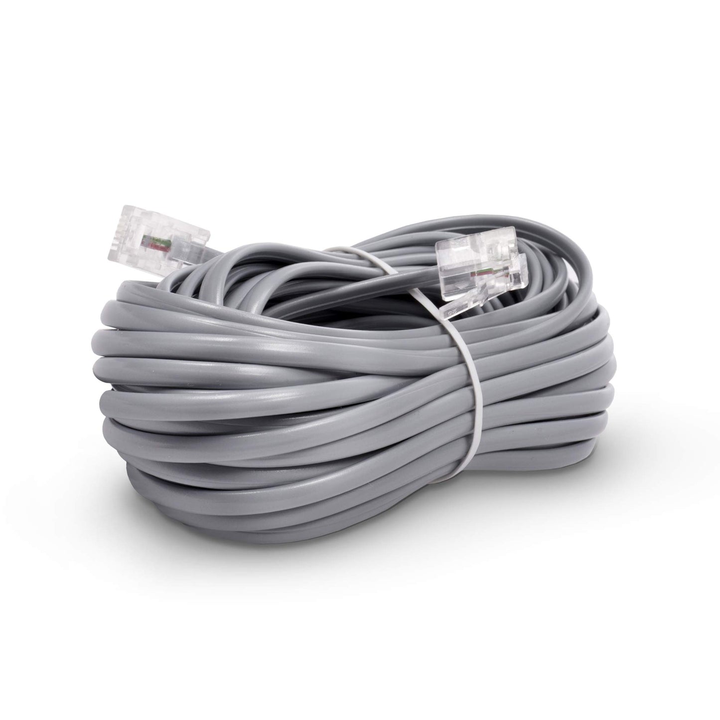 THE CIMPLE CO Phone Cord for Landline, 25 FT, Modular Telephone Extension Line, 2 Conductor (2 Pin, 1 Line) Cable, Works with FAX, AIO, and Other