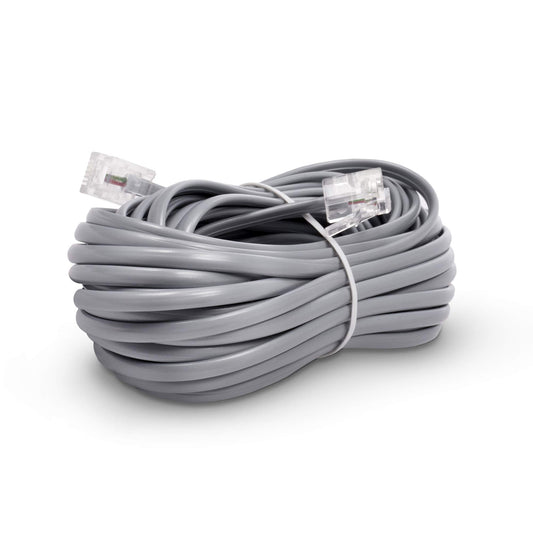 THE CIMPLE CO Phone Cord for Landline, 25 FT, Modular Telephone Extension Line, 2 Conductor (2 Pin, 1 Line) Cable, Works with FAX, AIO, and Other