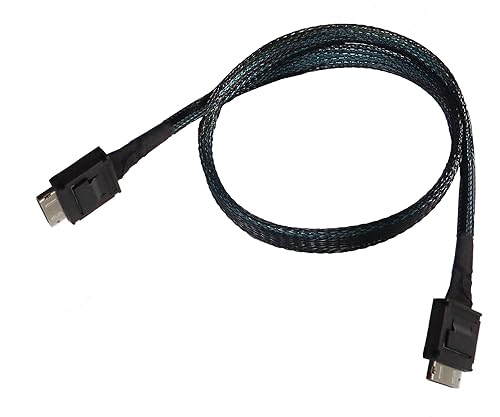 Micro SATA Cables|PCIe Gen4 16GT/s Oculink (SFF-8611) to Oculink 4 Lane Cable