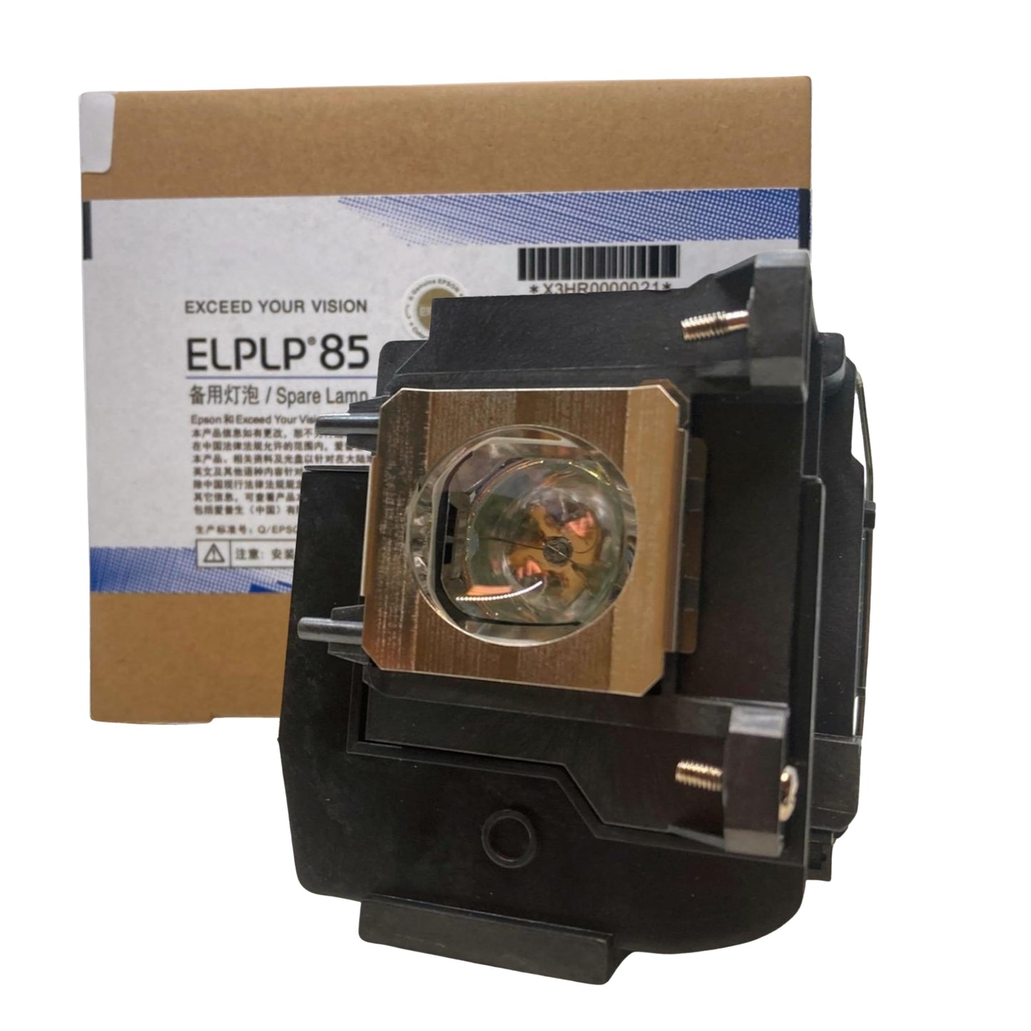 Jaspertronics OEM Lamp & Housing for The Epson Home Cinema 3500 Projector - 1 Year Full Support Warranty!