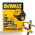 DEWALT 20W Dual USB-C Wall Charger Kit - PD & PPS Type C Fast Charging Adapter w/Folding Prongs, Never-Block-Outlet Design, Includes 4ft USB-C Cable