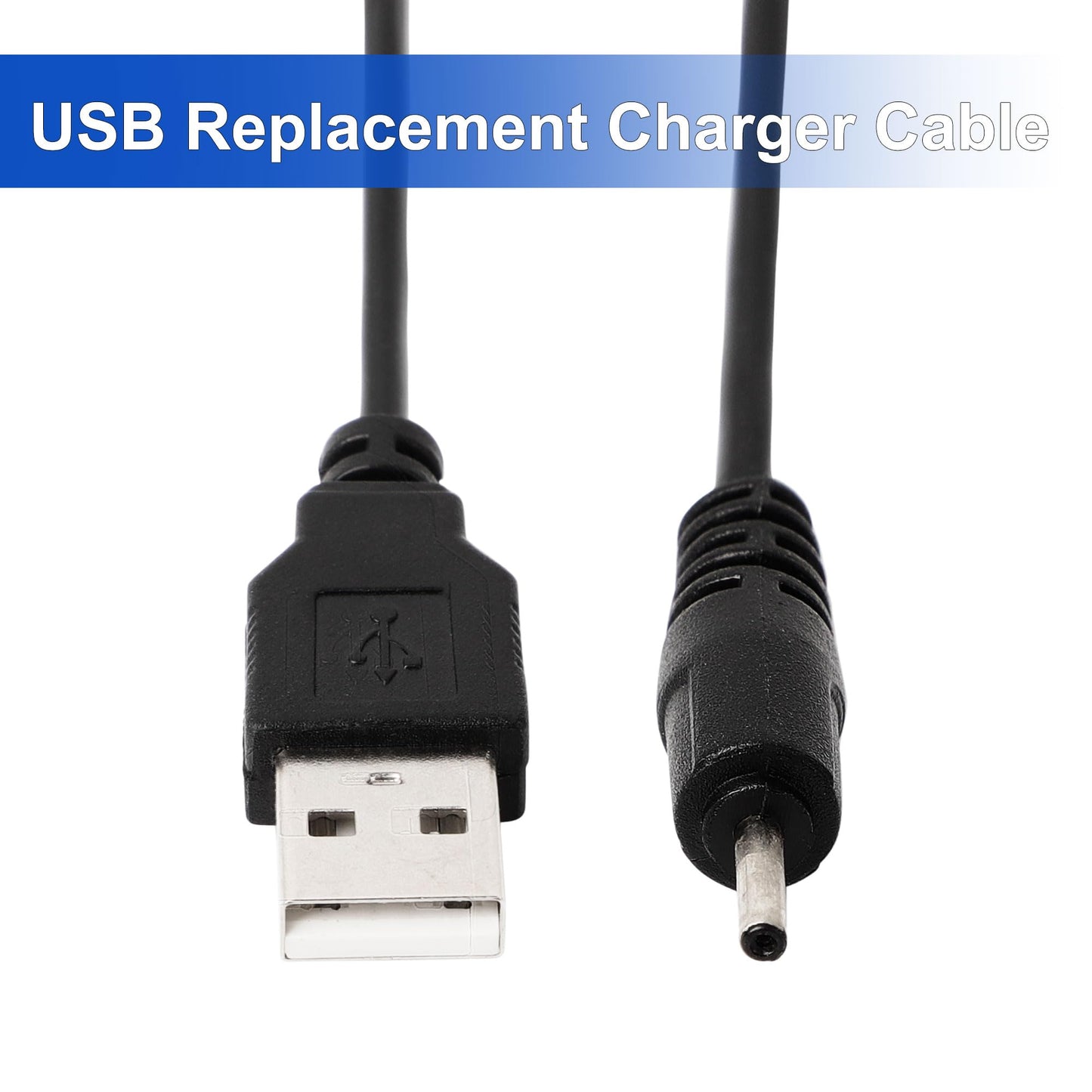 uxcell USB Replacement Charger Cable, Fast Charging Cord DC 2mm Small Pin, Flexible Plug Barrel Connector 70cm Portable Cable for Nokia N78 N79 5230