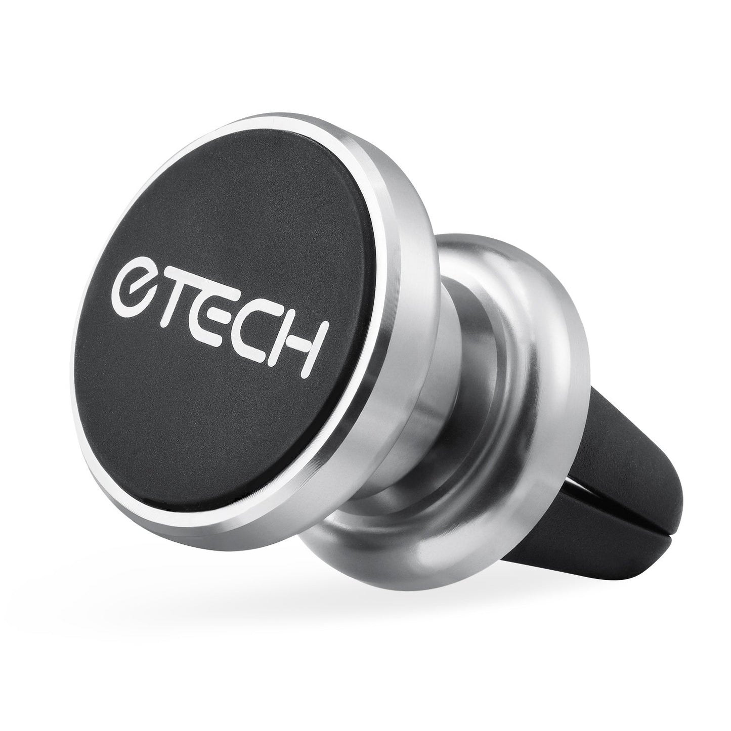 eTECH Magnetic Phone Car Mount Holder, Magnetic Mount Universal Air Vent (Silver)