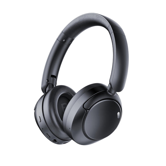 TIMU Hybrid Active Noise Cancelling Bluetooth Headphones, Wireless Over Ear Headphones with Bluetooth 5.4, 80H Playtime, Stereo Sound, 6 ENC Clear