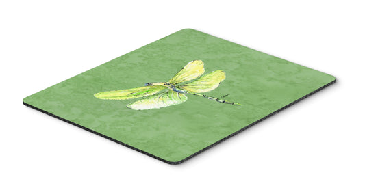 Caroline's Treasures 8864MP Dragonfly on Avacado Mouse Pad, Hot Pad or Trivet, Large, Multicolor