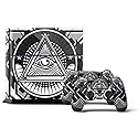 247 Skins Graphics kit Sticker Decal Compatible with PS4 PlayStation 4 and Dualshock Controllers - Conspiracy