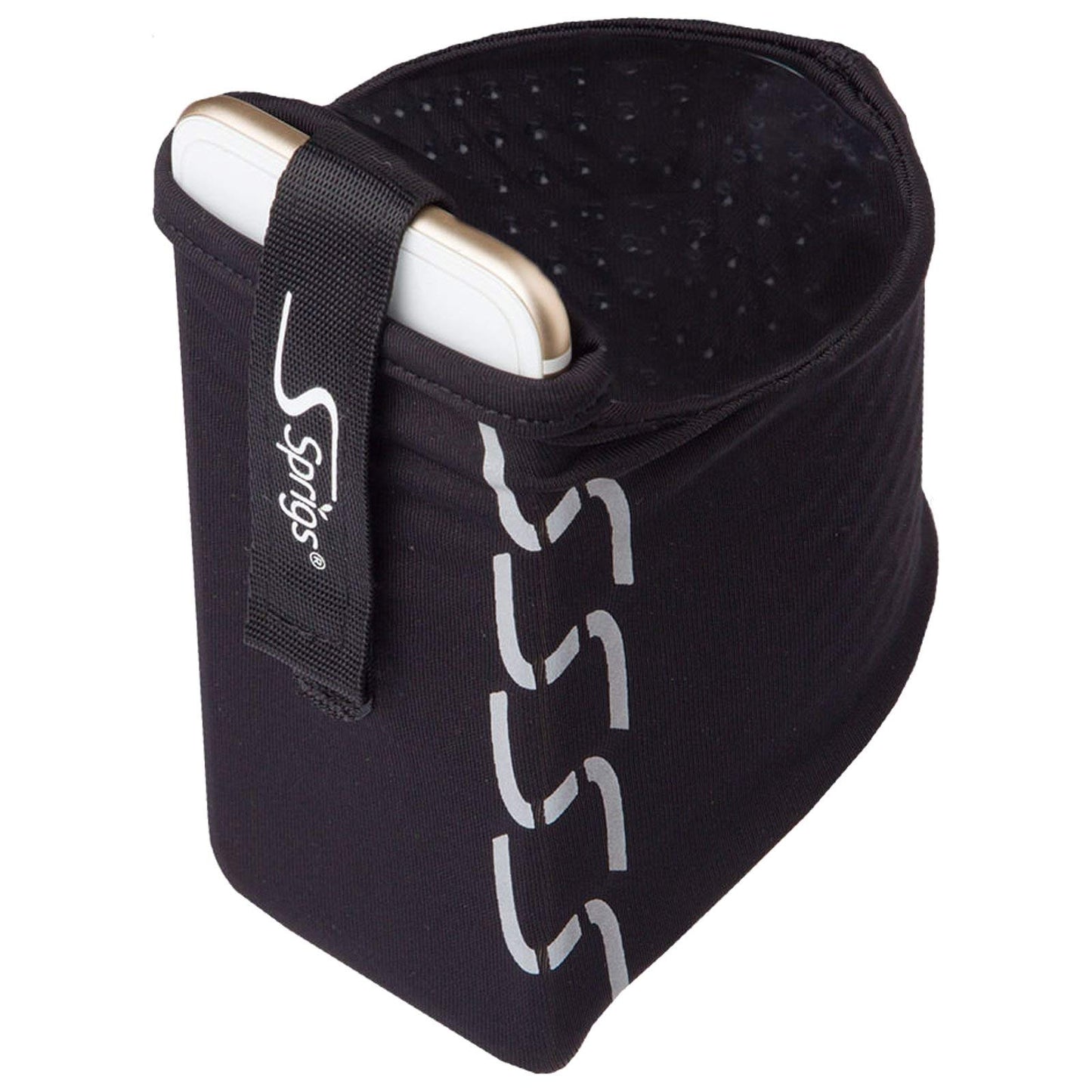 Sprigs Armband for iPhone 11/x/xr/8/7 Plus, Galaxy S10/S9, Google Pixel 4. Lightweight & Comfortable Running Armband, Stretches to Fit All Phones