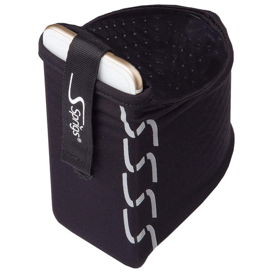 Sprigs Armband for iPhone 11/x/xr/8/7 Plus, Galaxy S10/S9, Google Pixel 4. Lightweight & Comfortable Running Armband, Stretches to Fit All Phones